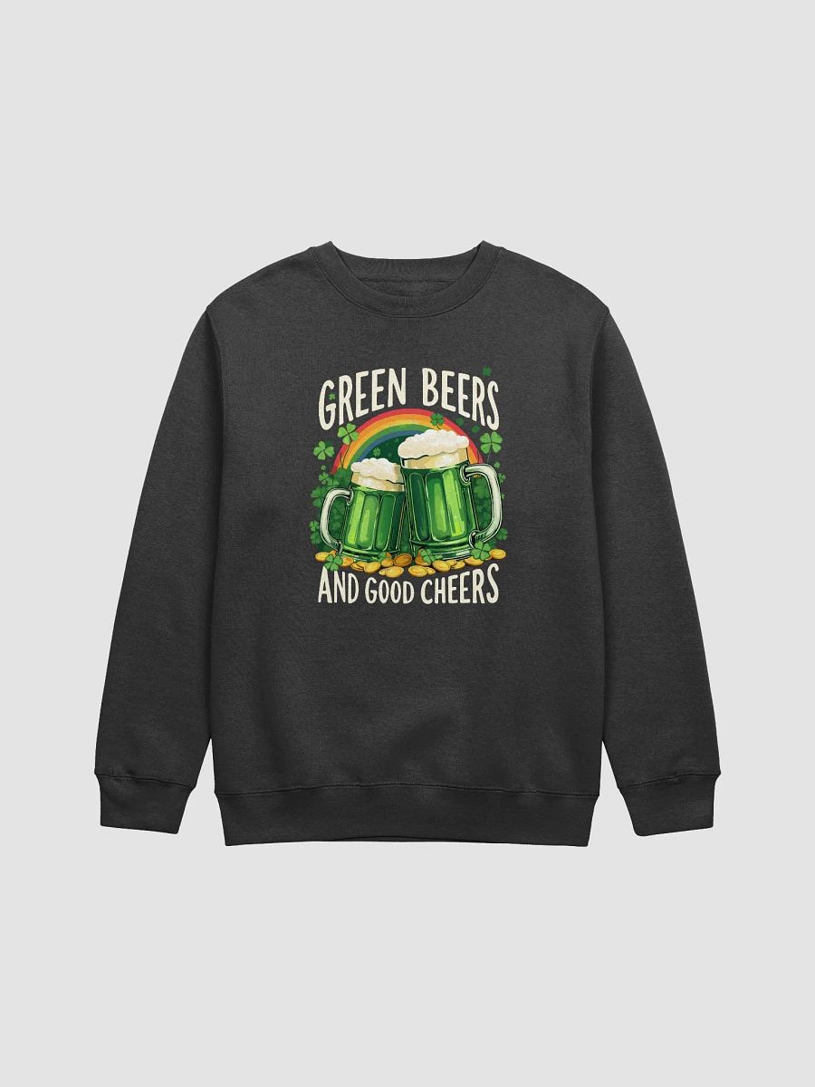 Green Beers and Good Cheers St. Patrick’s Day Fun Irish Celebration Crewneck Sweatshirt product image (2)