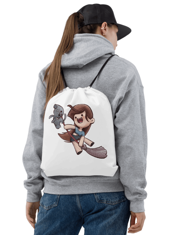 She & Her Pet | Drawstring Bag product image (2)