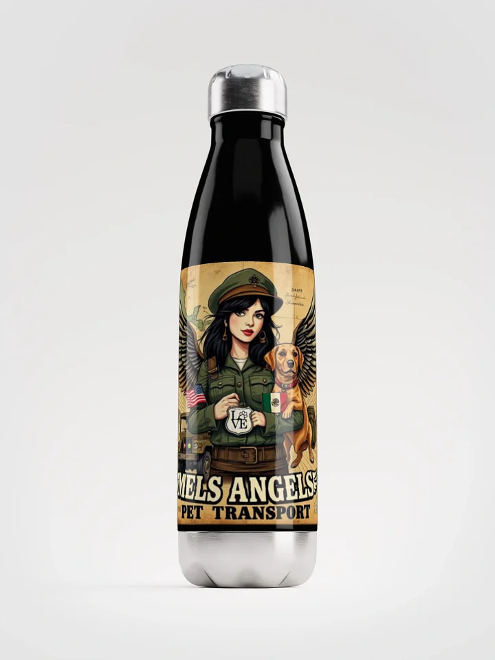 Mel’s Angels Pet Transport Stainless Steel Water Bottle – 17oz Insulated Travel Flask product image (1)