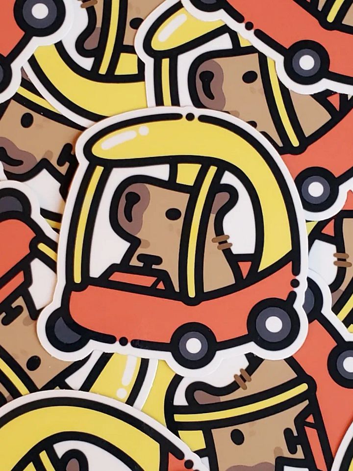 Capybara Car Sticker product image (2)