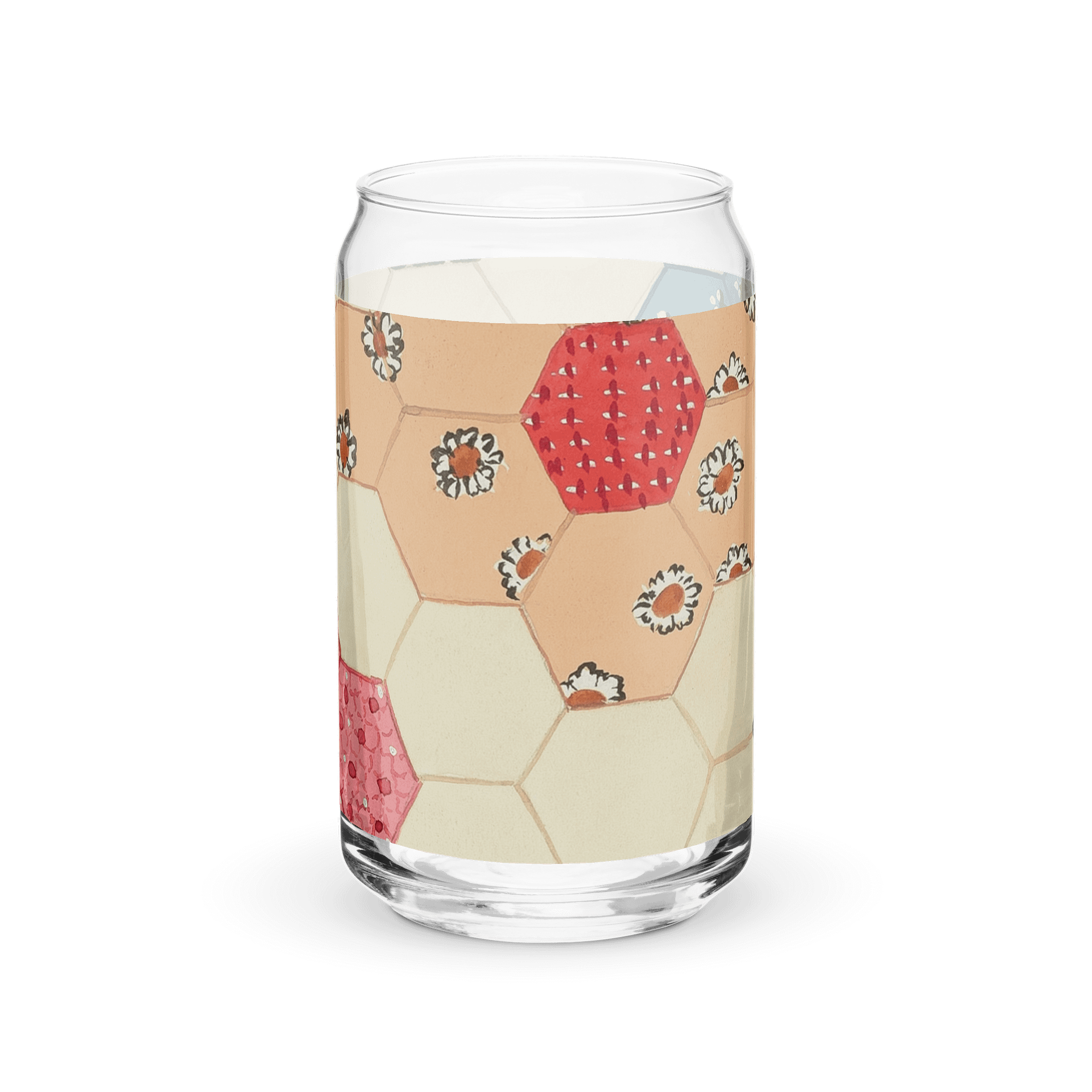 HexaQuilt. 16oz. Glass Tumbler product image (7)