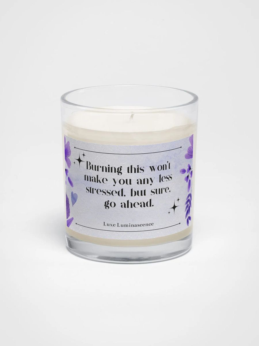 Stress Soothe Funny Quote Candles product image (1)