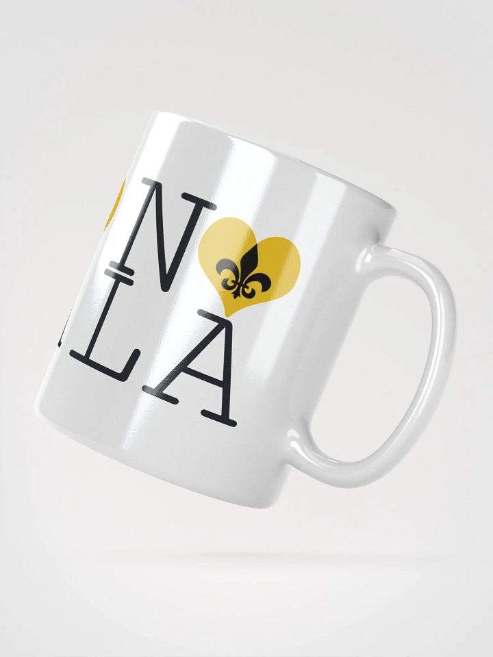 I LOVE NOLA **BIGSHOT MUG** (GOLD HEART) product image (4)