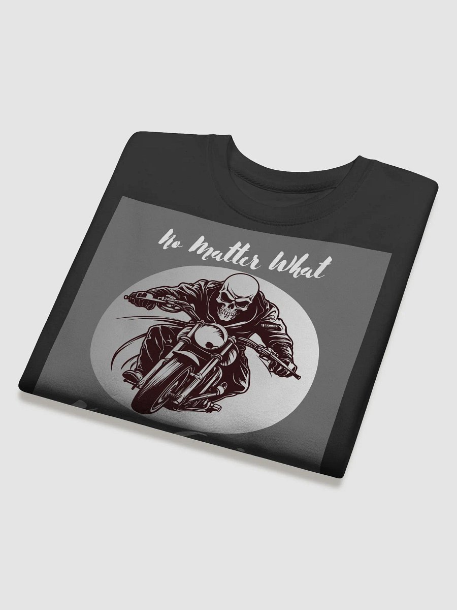 No Matter What Skeleton Biker Sweatshirt product image (4)
