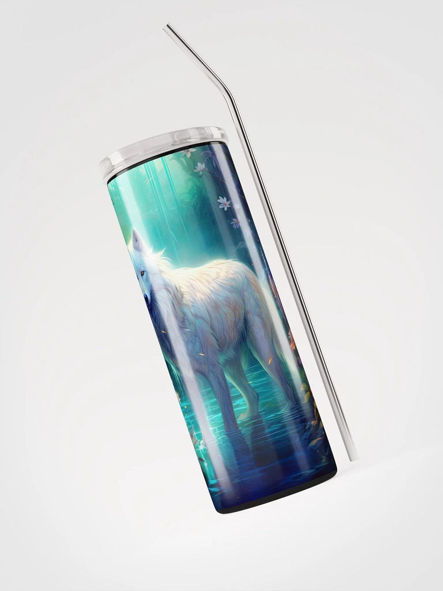 Mystic Forest Wolf Stainless Steel Tumbler product image (4)