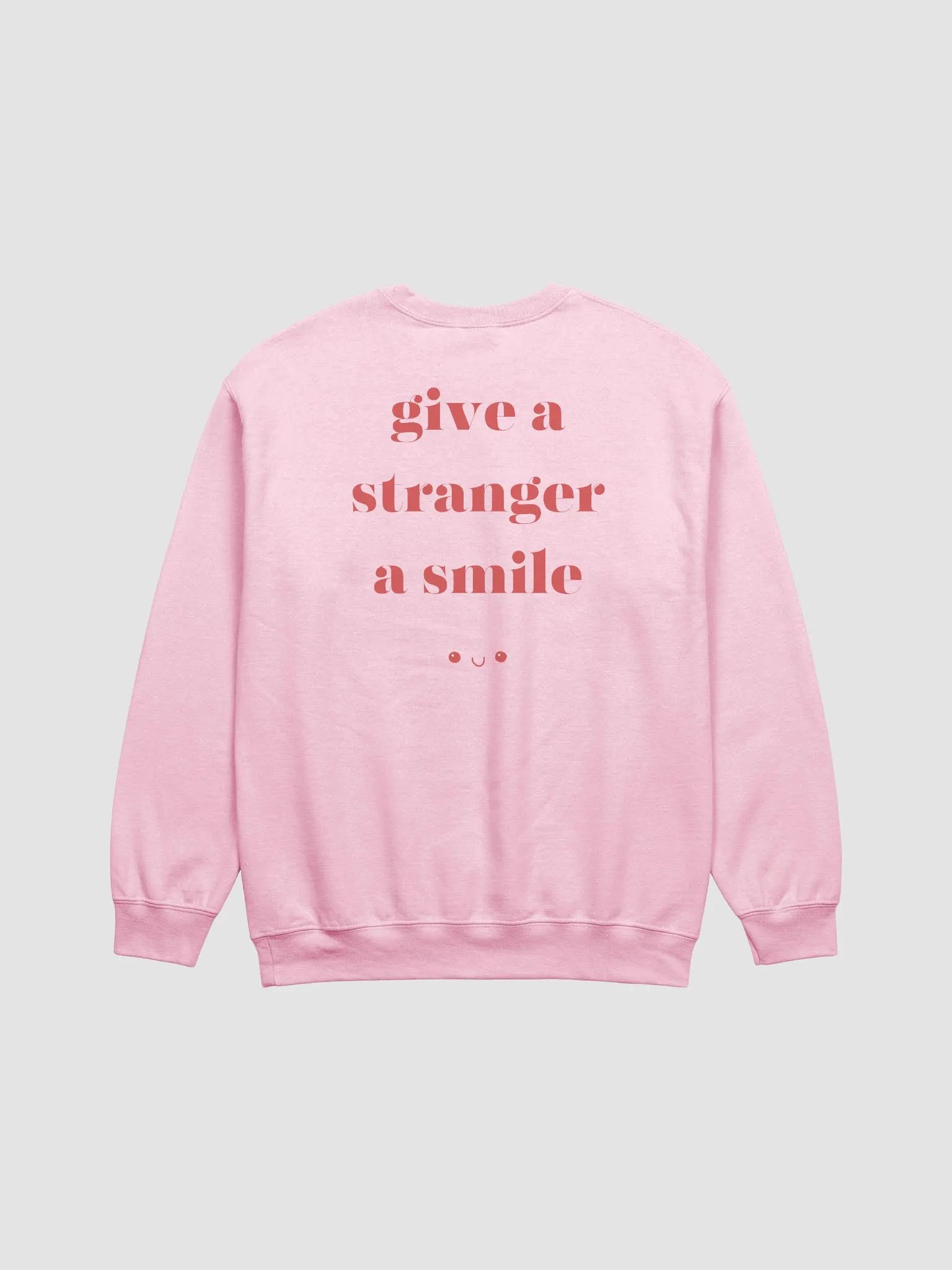 Give a Stranger a Smile Pink Sweatshirt product image (4)