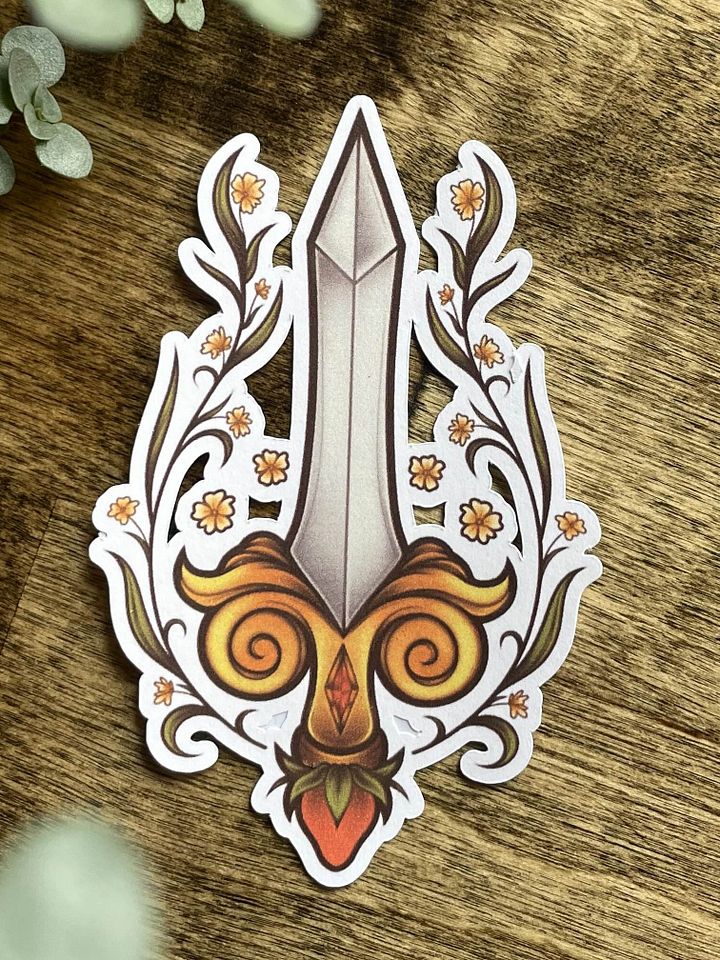 Strawberry Sword Stickers product image (1)