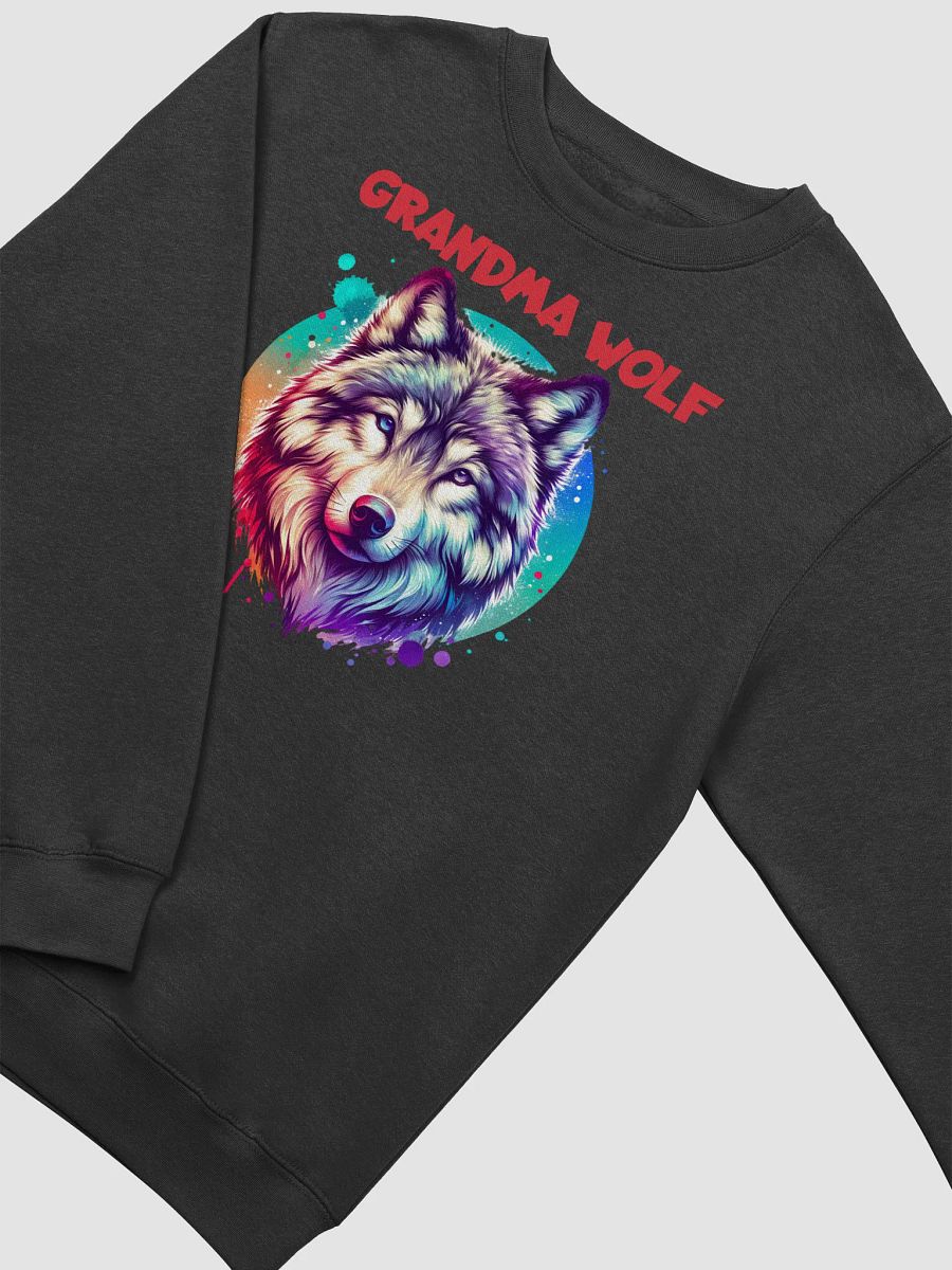 Vibrant Grandma Wolf Crewneck product image (11)