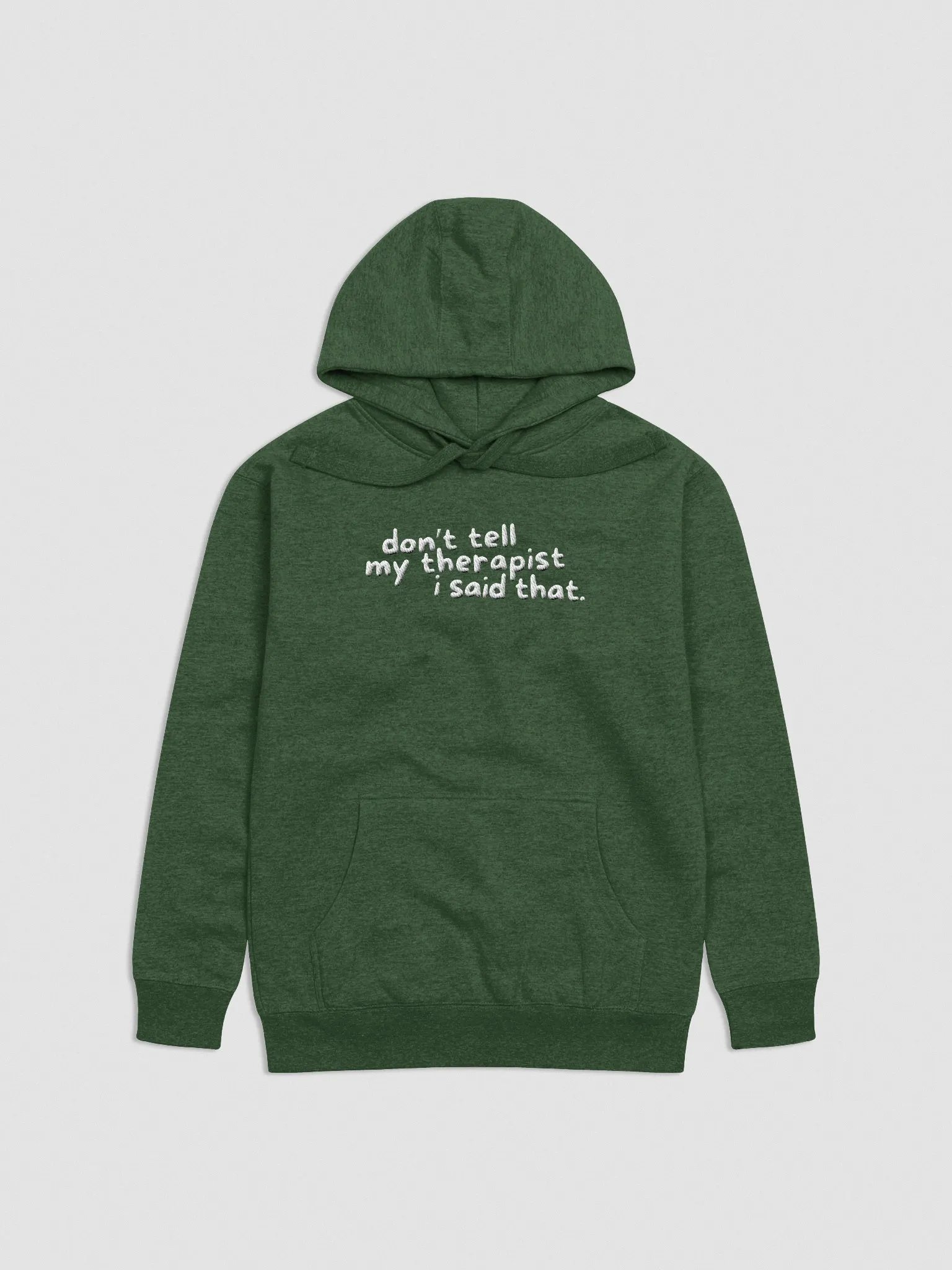 Therapy Hoodie (Embroidered) product image (1)