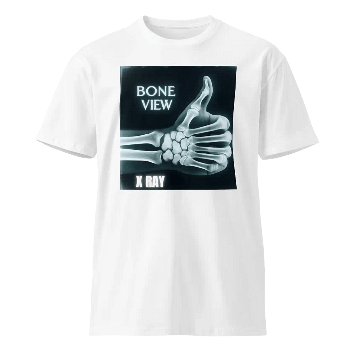 Bone View X-Ray Thumbs-Up T-Shirt product image (1)