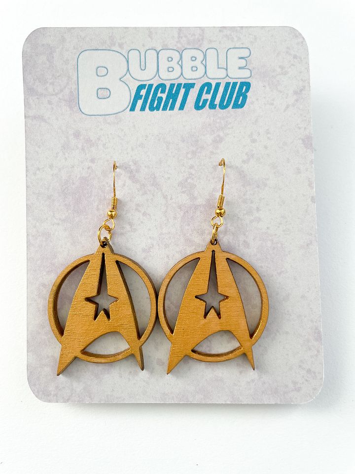 Star Badge Earrings product image (1)