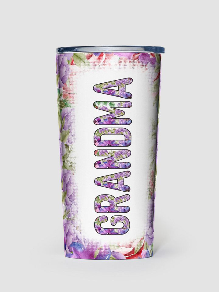Grandma Tumbler Gift from Grandkids for Mothers Day Gift, Best Grandma Gift Cute Grandma Travel Cup Grandkids Gift product image (1)