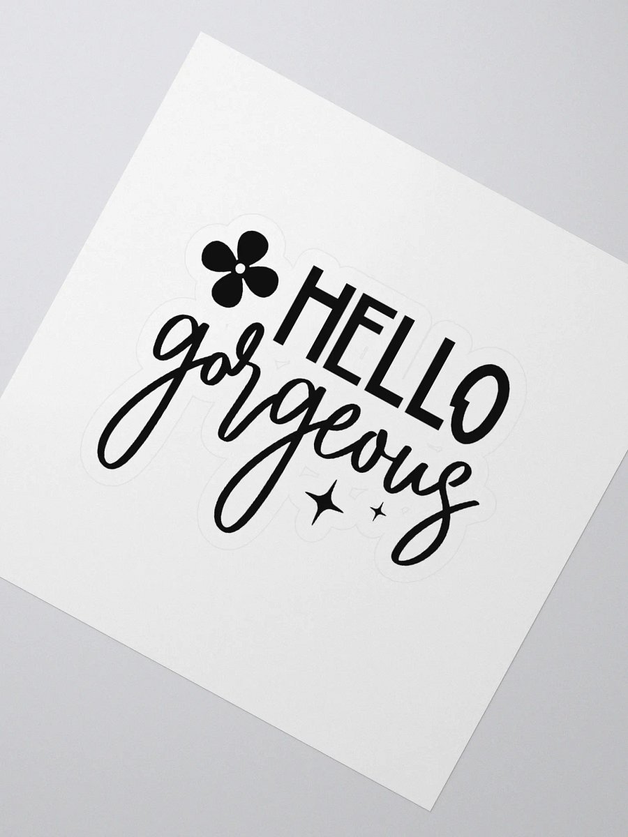 HELLO Gorgeous Kiss Cut Stickers product image (2)