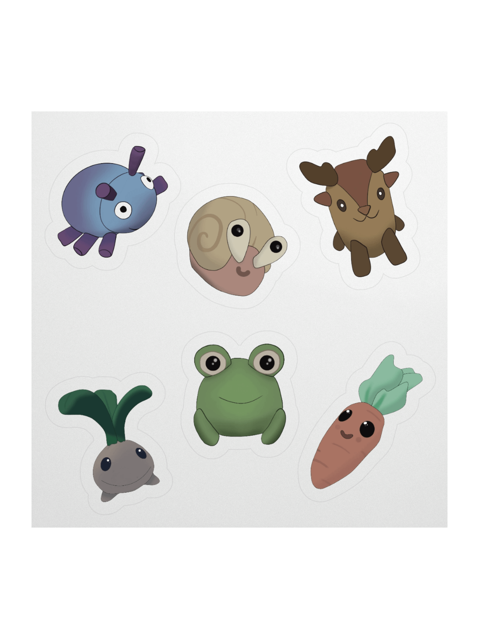 Lil Plushies Sticker Set – Palia-Inspired Cute Collectibles product image (1)