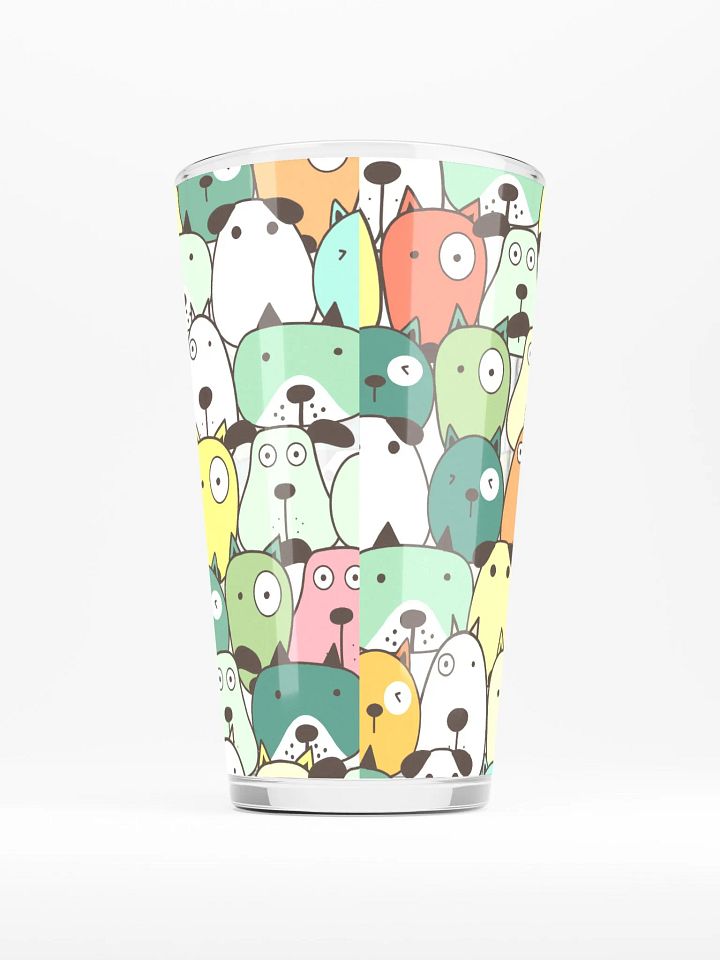 Pawsome Dog Party Shaker Pint Glass product image (2)