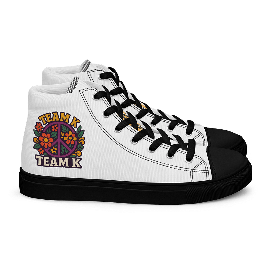 Team K 1960's Women's High Top Canvas Shoes product image (2)