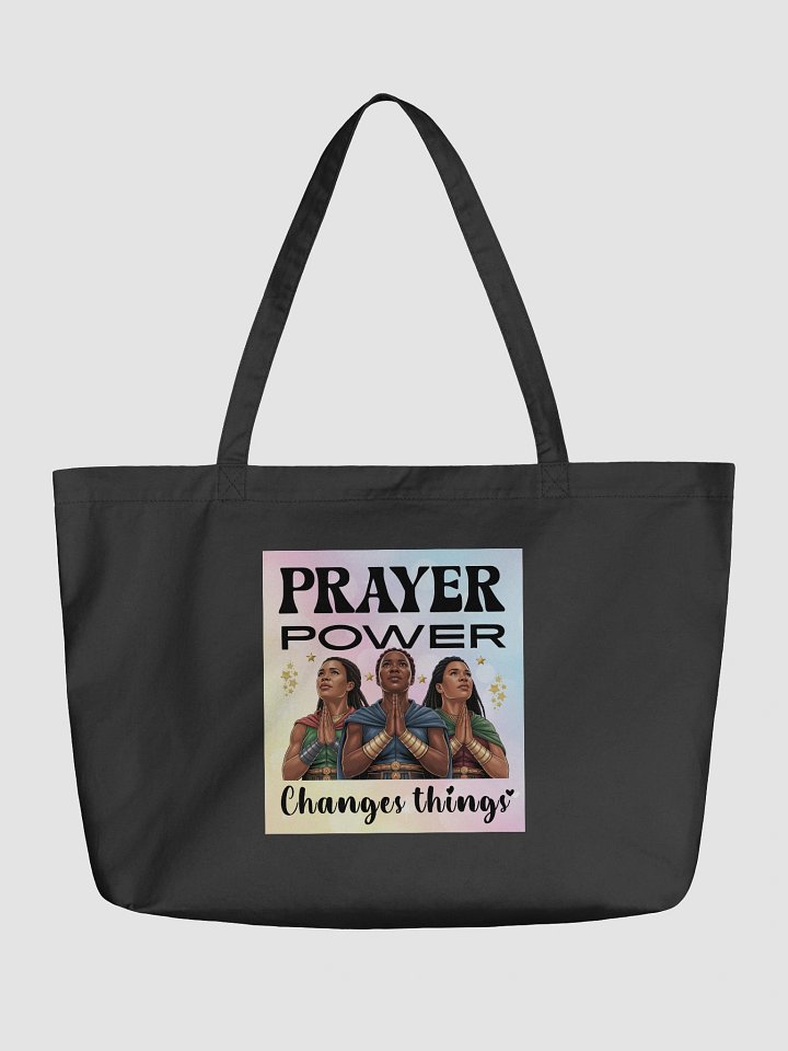 Prayer Power Changes Things Christian Eco Tote Bag product image (2)
