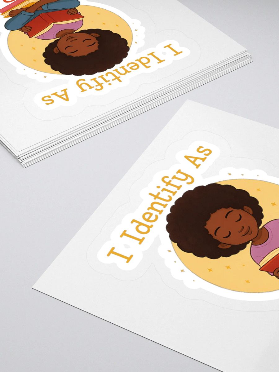 I Identify As Well Read Sticker product image (4)