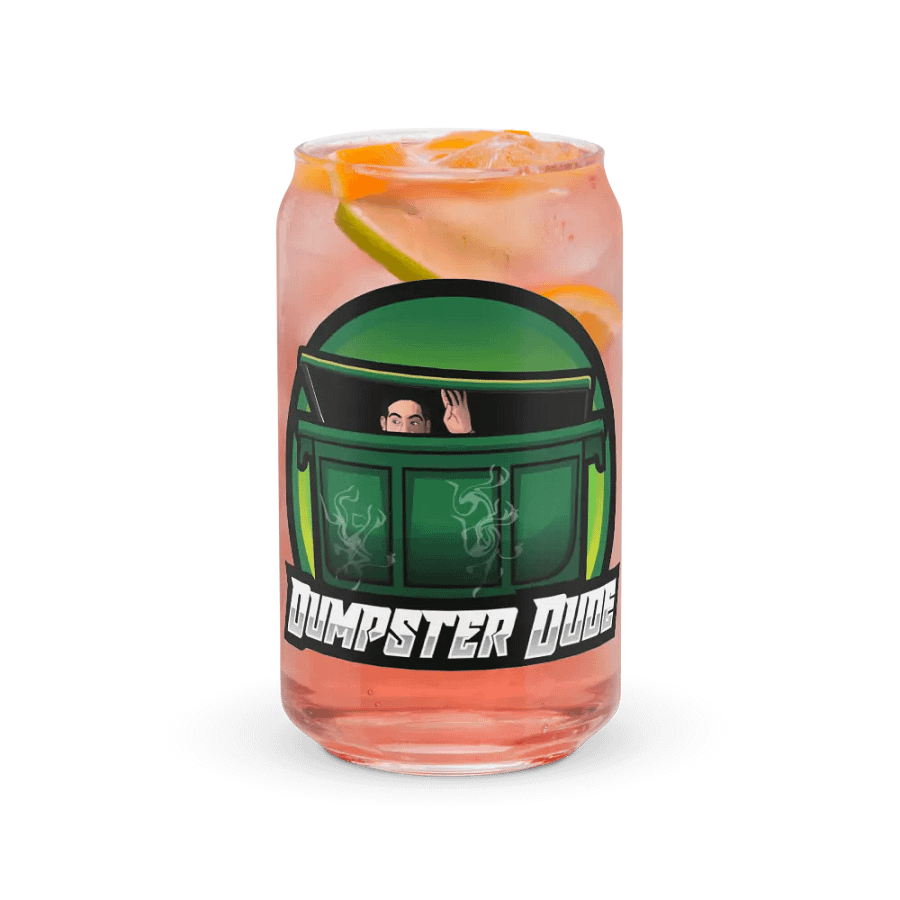 Dumpster Dude Can Glass product image (37)