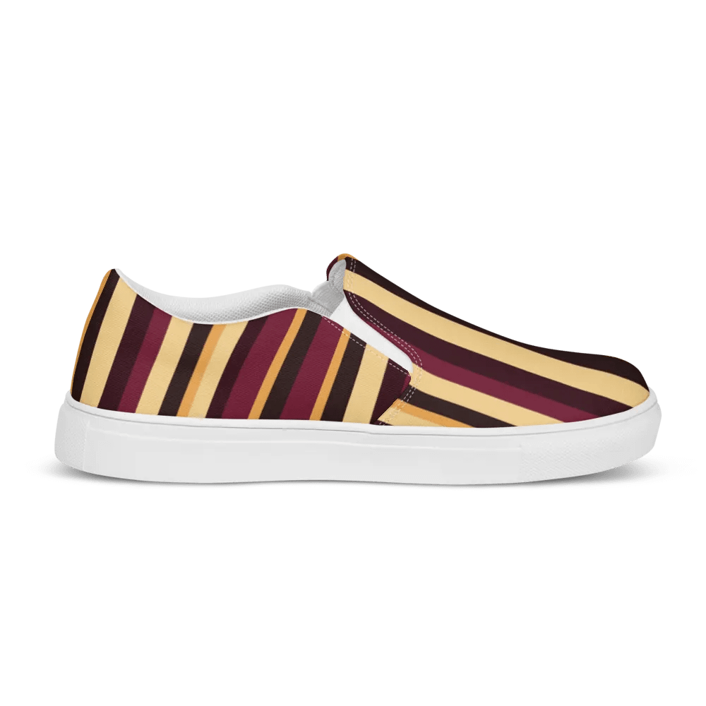 Burgundy Bliss Slip-On Canvas Shoes product image (10)