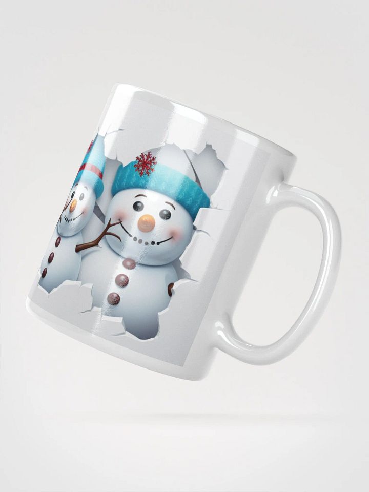 The Chilly Bunch - Snowman Family 3D Christmas Mug product image (4)