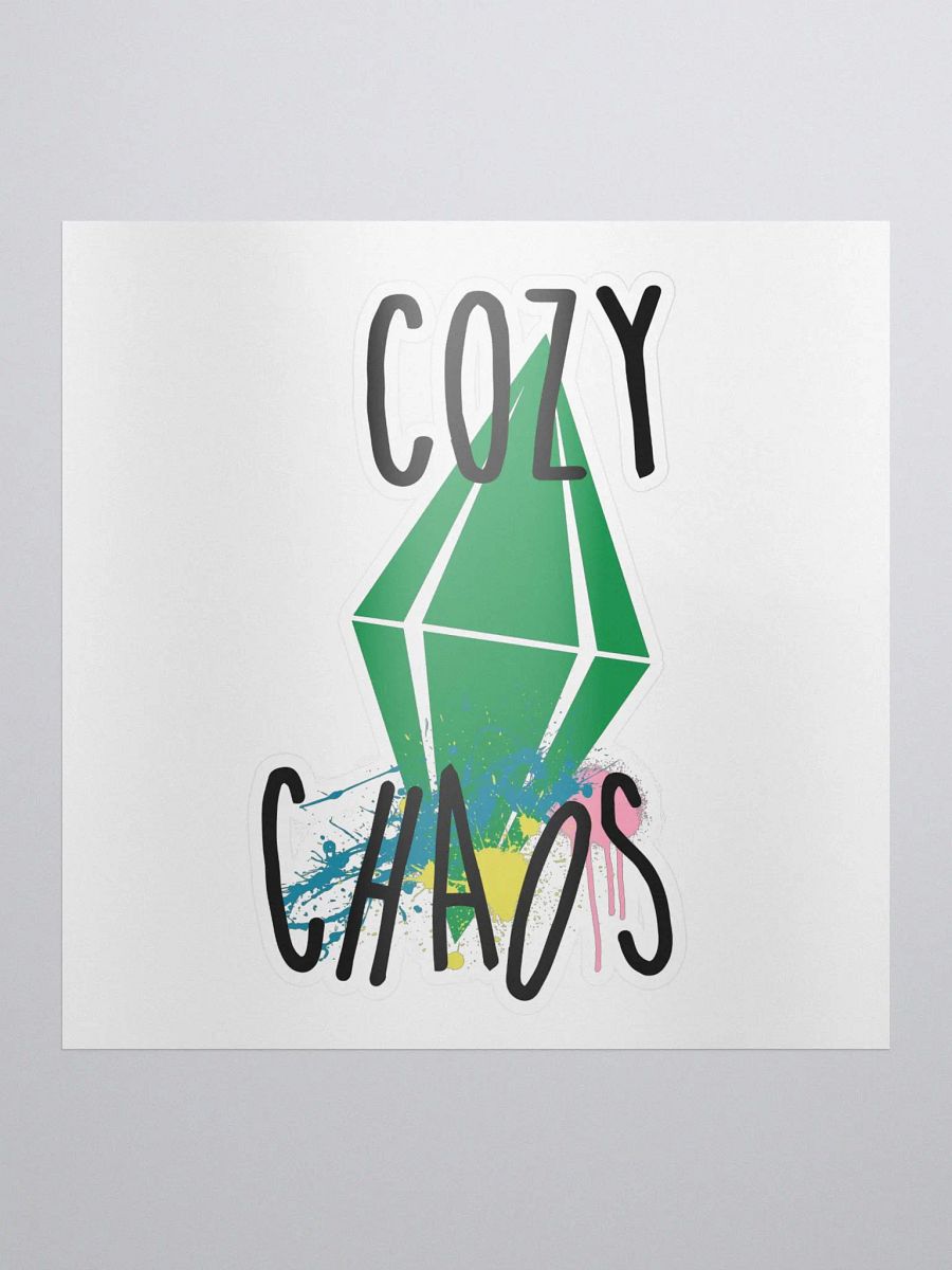 Cozy Chaos Plumbob Sticker product image (1)