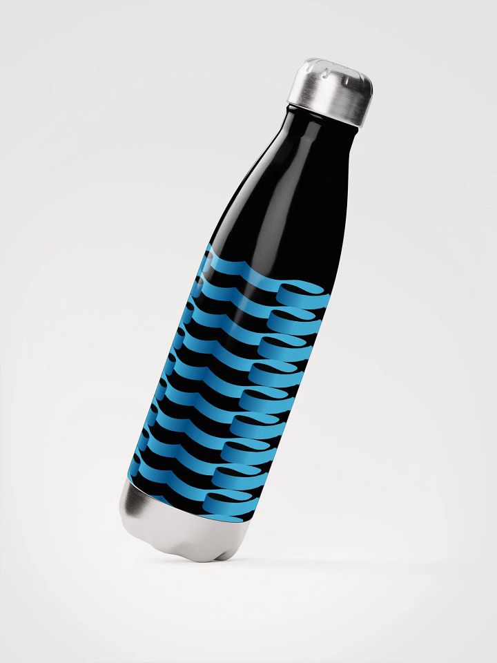 Botella de agua con cinta azul en 3D product image (4)