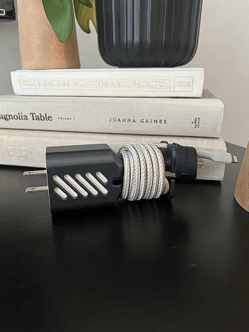 Apple Charging Cable Organizer - Dark Gray | CTG 3D product image (1)