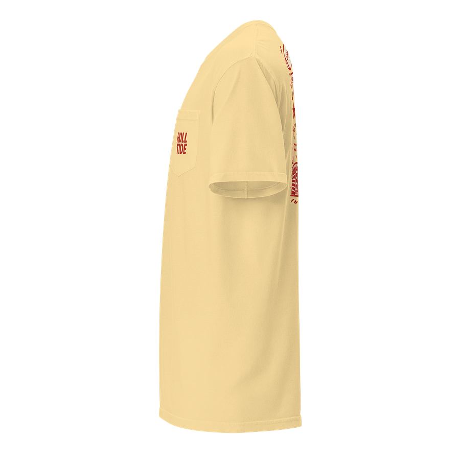 Bold Red 'ROLL TIDE' Pocket Tee product image (9)