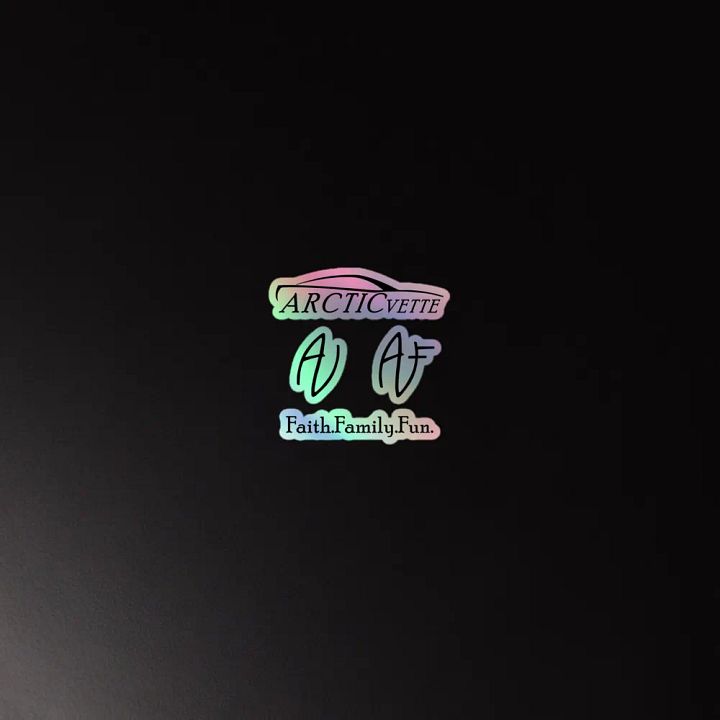 Holographic Arctic Vette Sticker Sheet product image (4)