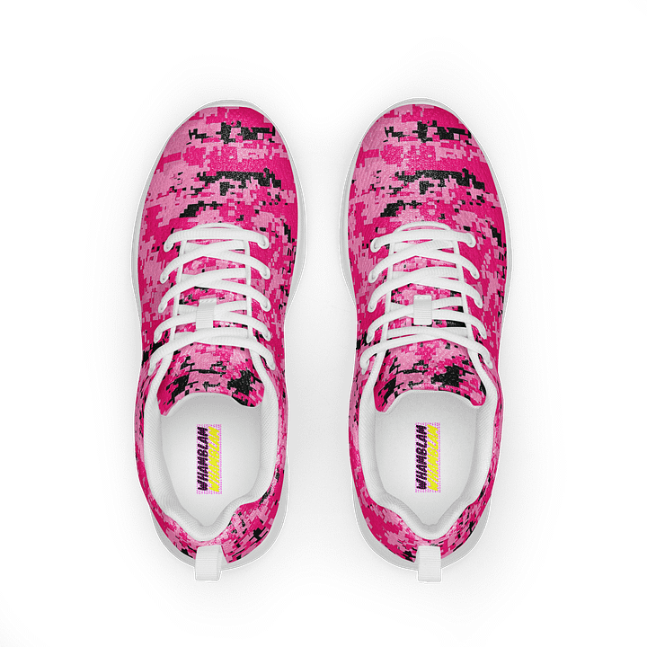 Pink Camo Flex Sneakers Women's product image (1)