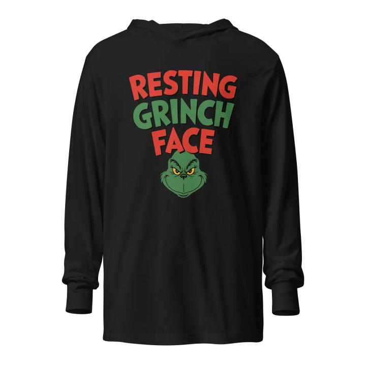 Grinchy Resting Face Hoodie product image (1)