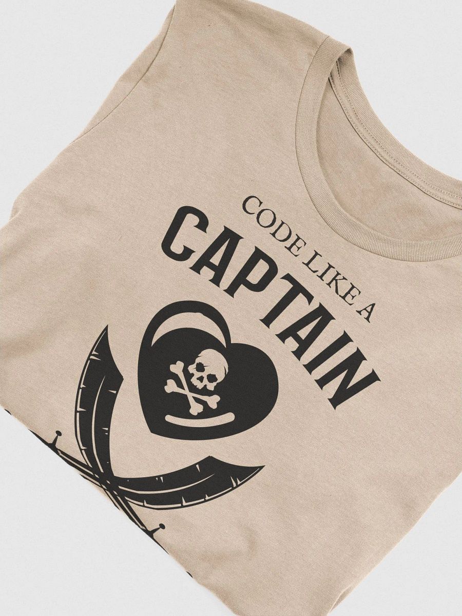 Code like a Captain Basic T-Shirt M product image (5)