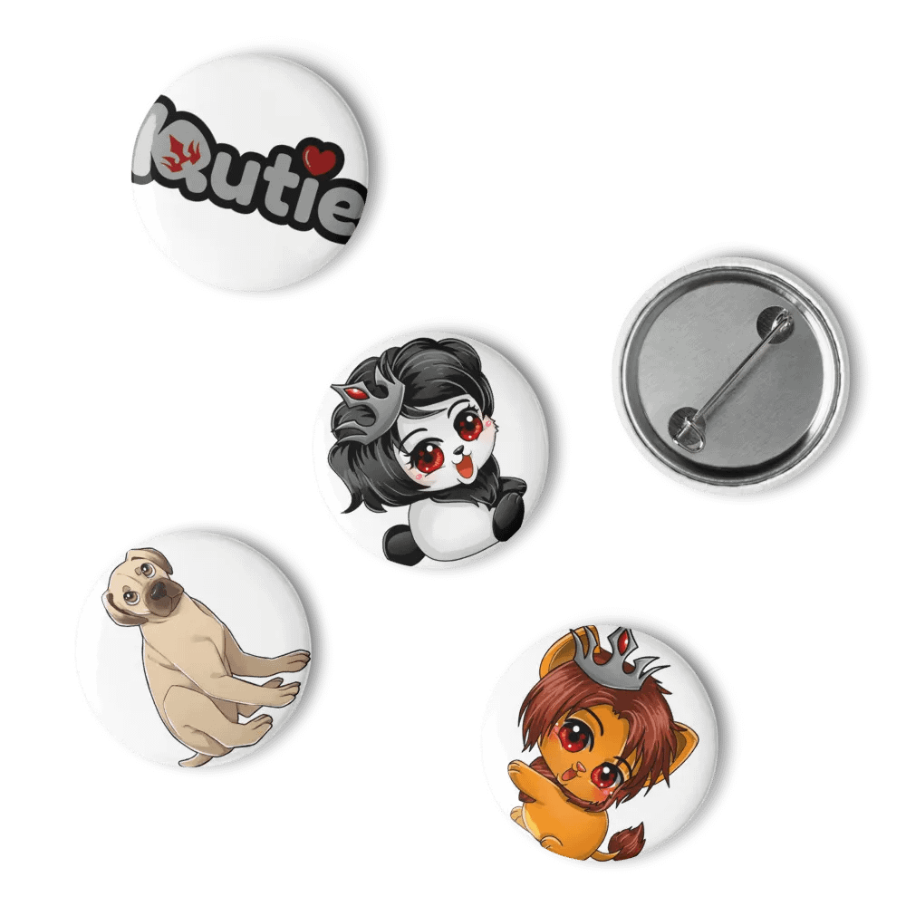Set of 5 KQ Pins product image (5)