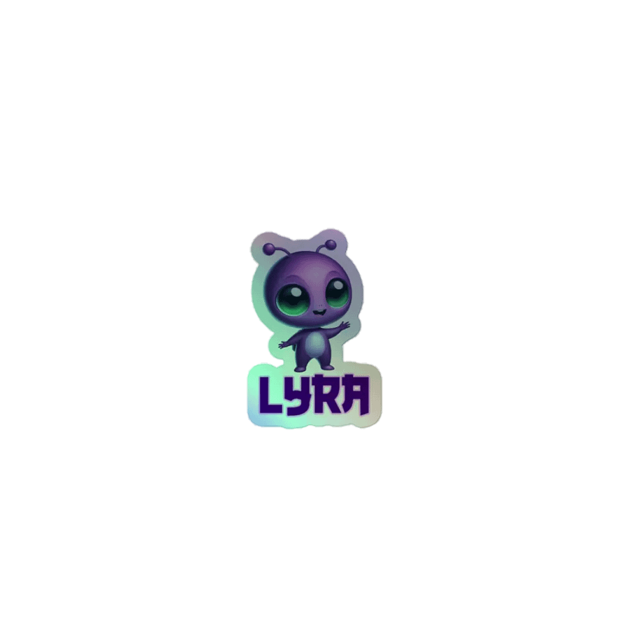 Lyra - The Shadow Sprites - rainbow sticker product image (1)