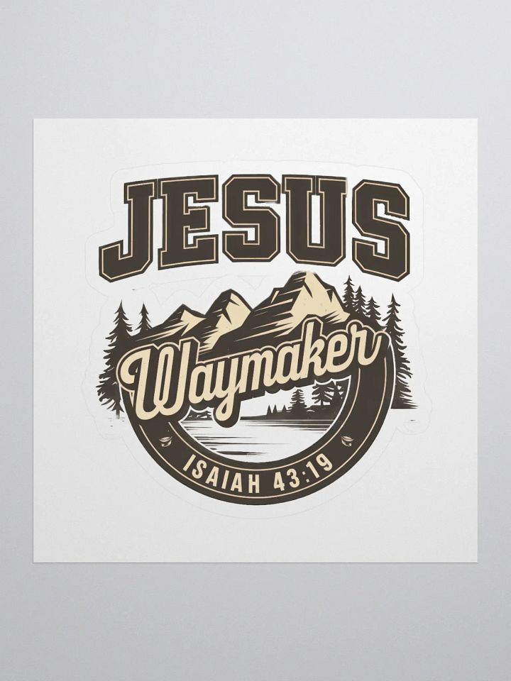 JESUS the Waymaker sticker product image (1)
