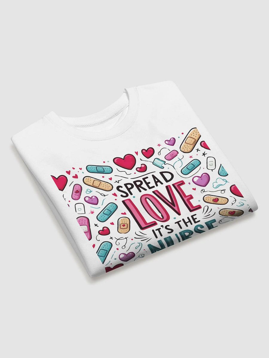 NURSE LOVE BAND-AID CROP Sweatshirt product image (9)