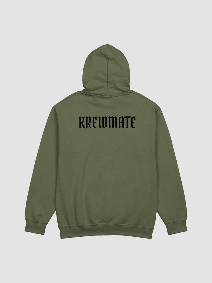 Krewmate Essential Hoodie (Black Logo) product image (38)