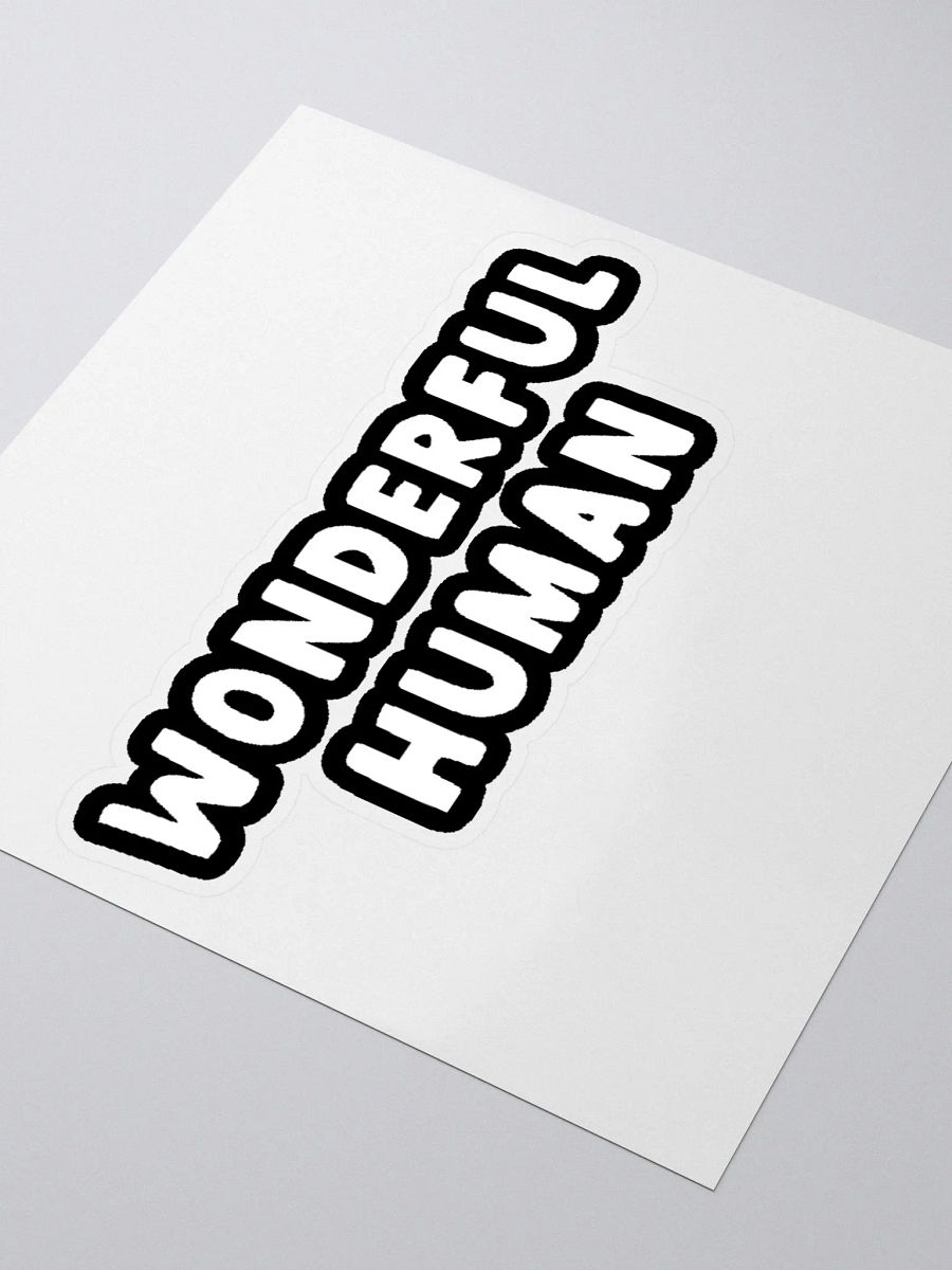 Wonderful Human Sticker product image (3)
