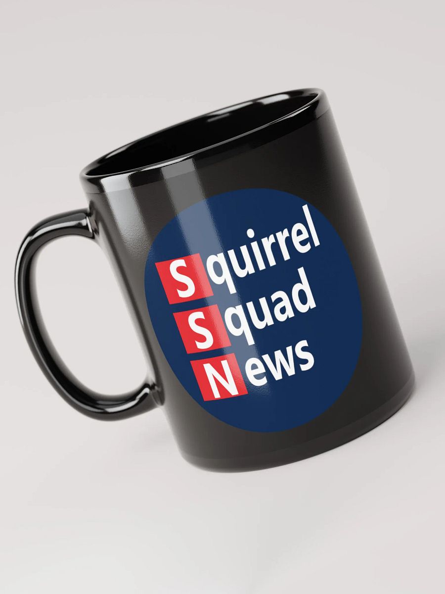 SSN Logo Black Glossy Mug Right Handed product image (1)