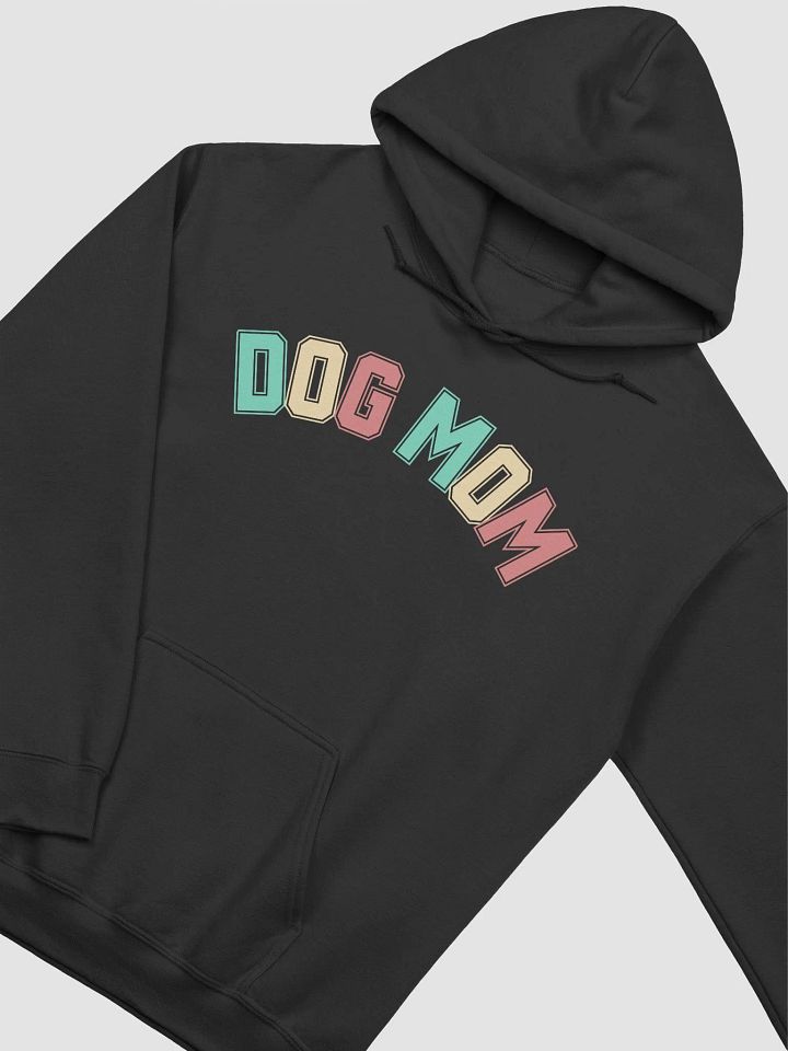 Dog Mom Colorful College Letterblock Hoodie product image (2)