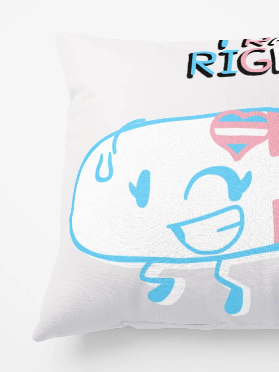 Treasure Tree Trans Rights Pillow product image (3)