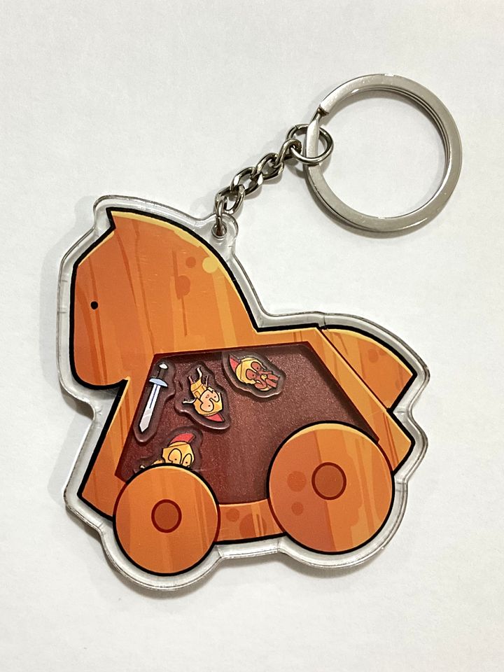 Trojan Horse Shaker Charm product image (1)