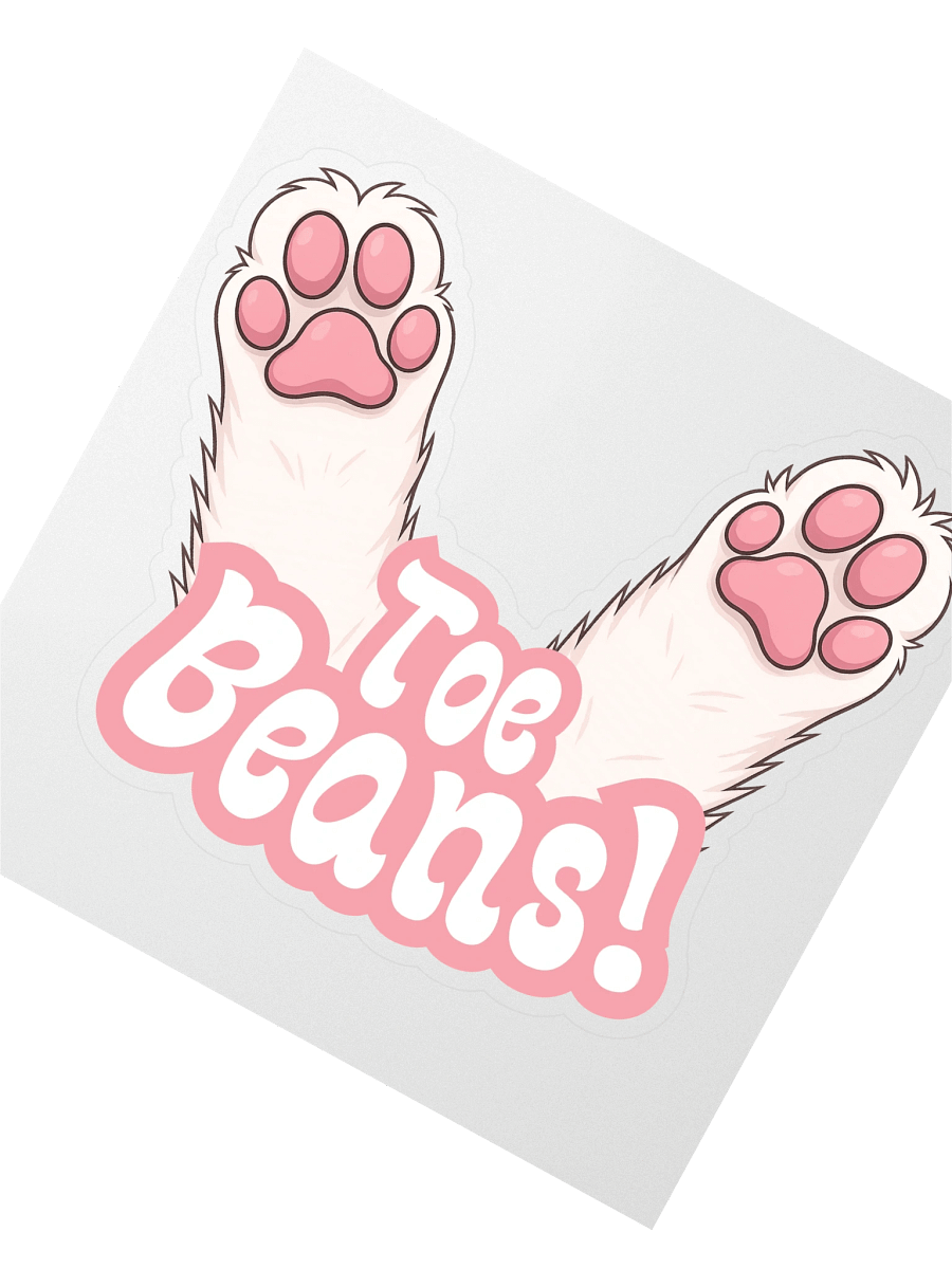 Large Toe Beans Sticker product image (2)