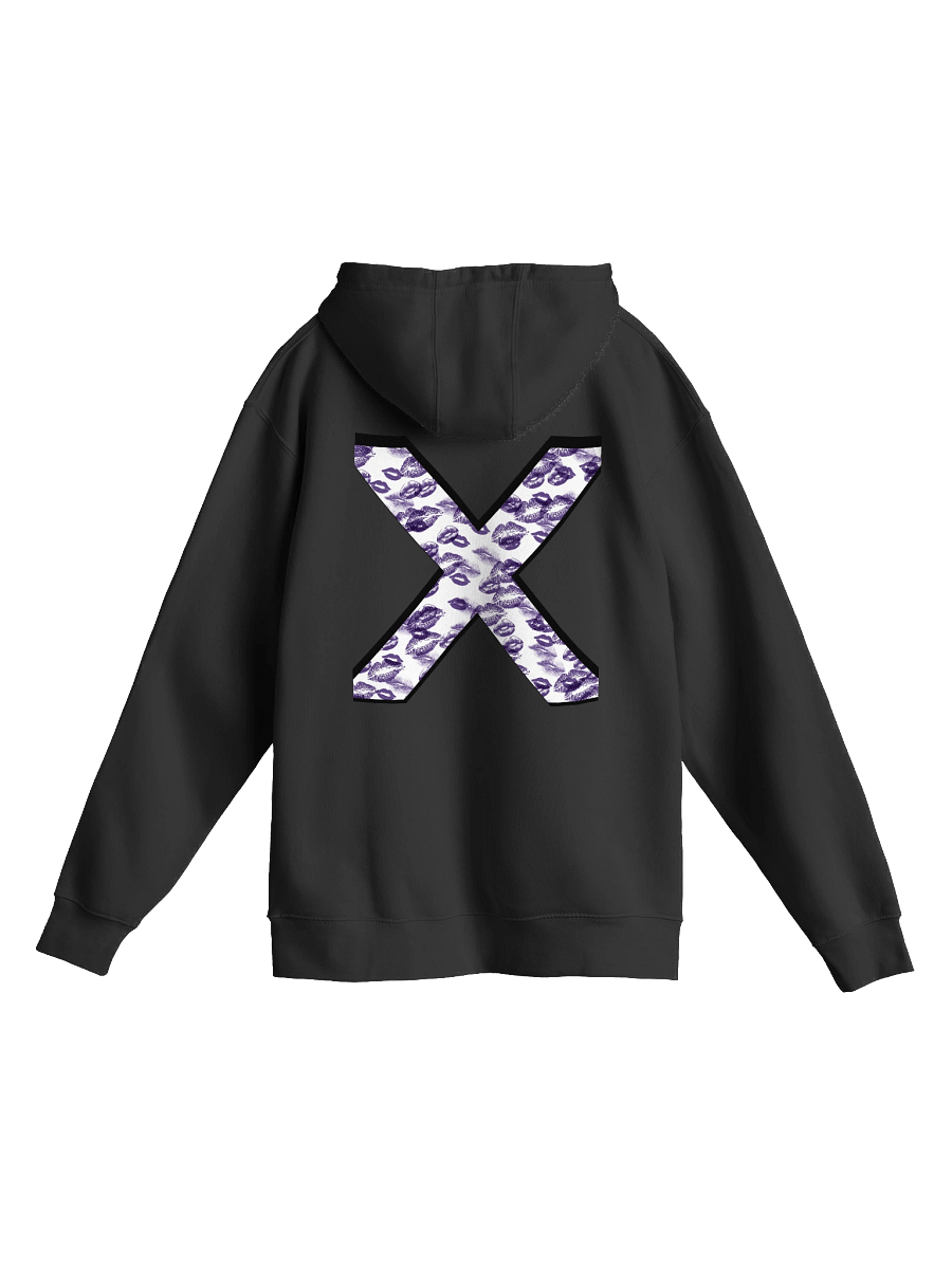 White X Purple Lipstick Kisses | Hoodie product image (1)