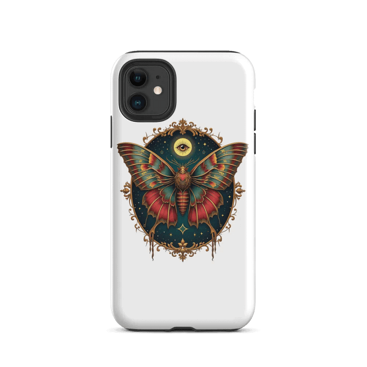 Mystical Moth iPhone Case - Celestial Third Eye Design product image (24)