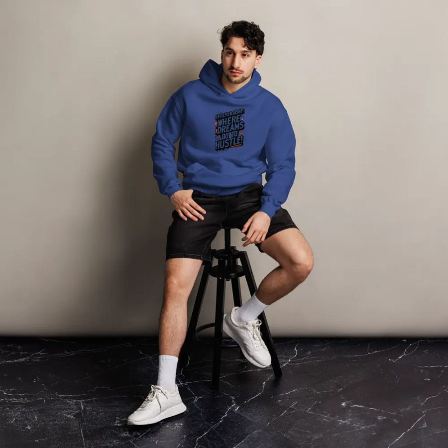 Dream Hustle Entrepreurship Typographic Hoodie product image (5)