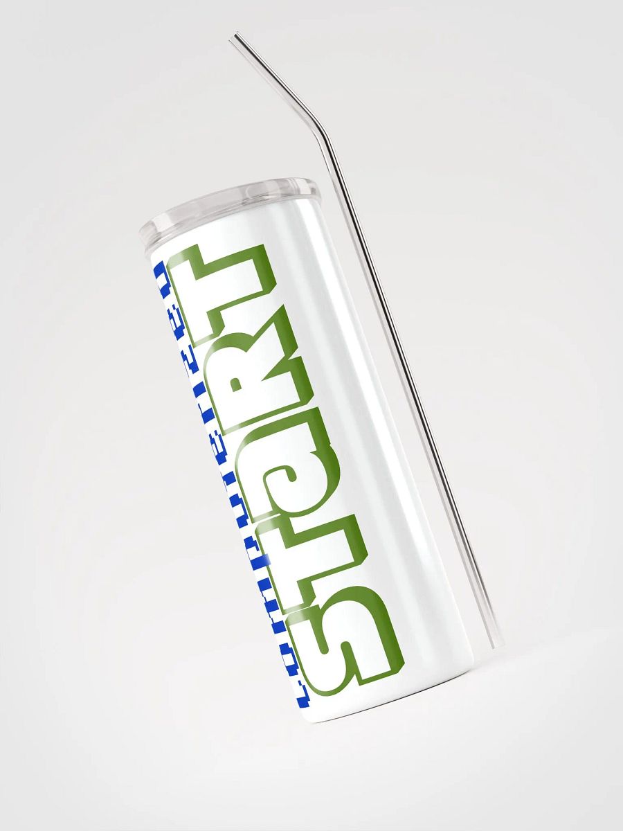 Computerized Start™ Stainless Steel Tumbler with Reusable Straw product image (3)