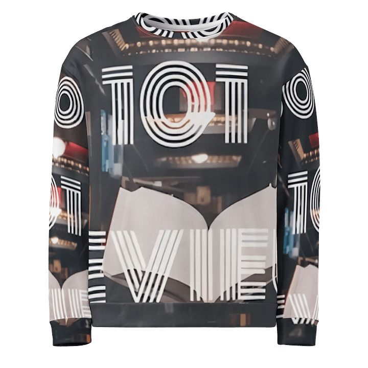 All-Over Print Recycled Unisex Sweatshirt! product image (1)