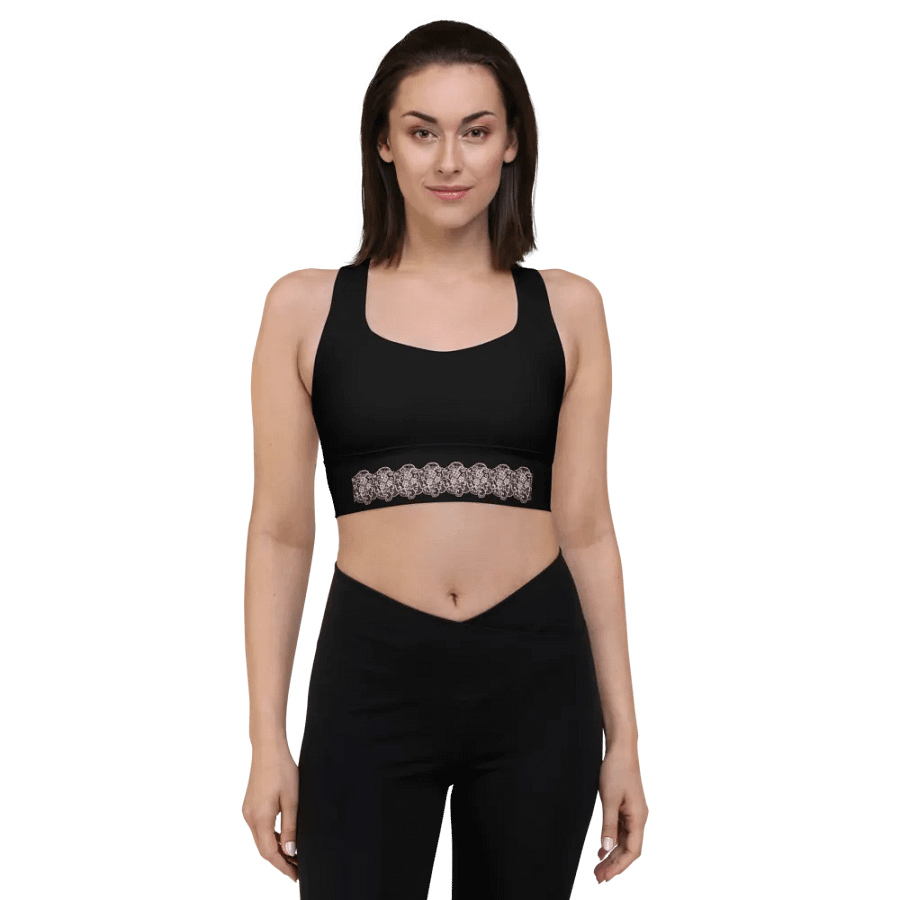 Lace Pink Premium Sportswear Longline Sports product image (1)